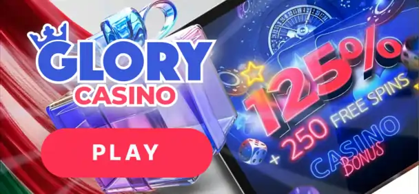 Glory Casino - Claim 250 free spins